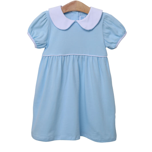 Trotter Street Kids Eloise Dress Light Blue