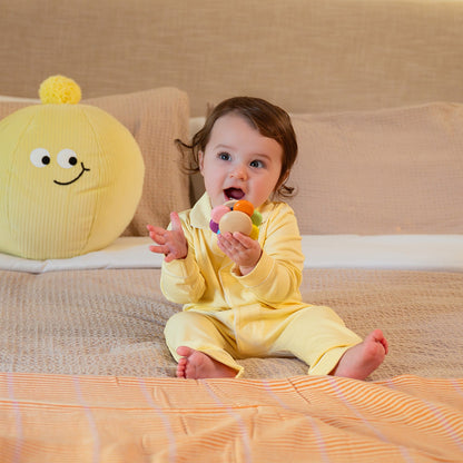 Magnetic Me Stars Yellow Right Fit Magnetic Pant Romper