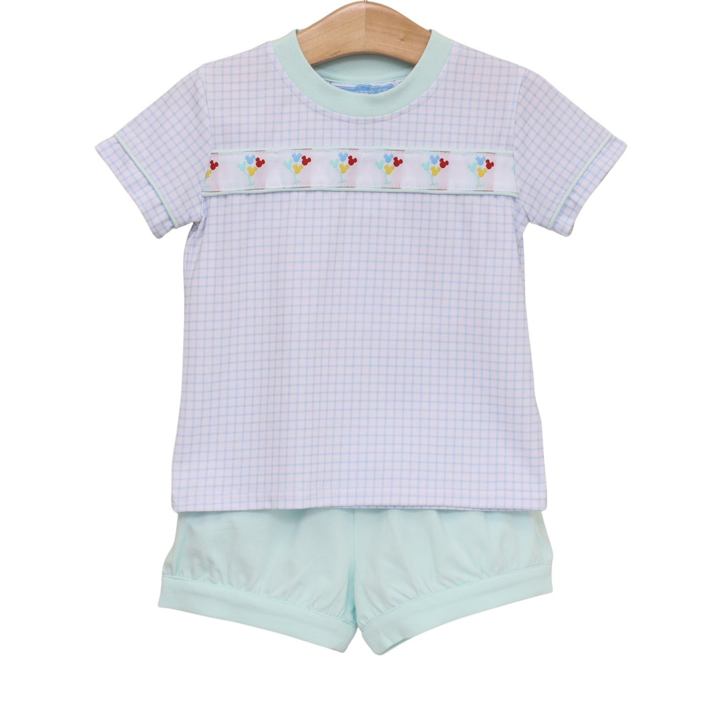 Trotter Street Kids Magical Balloons Banded Short Set