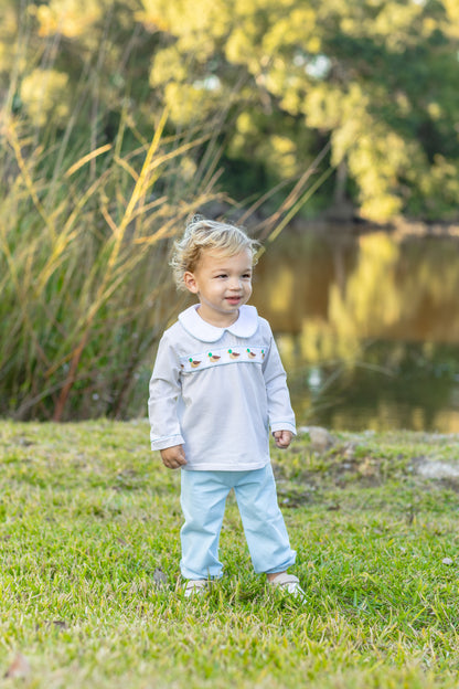 Trotter Street Kids Mallard Migration Bloomer Pant Set