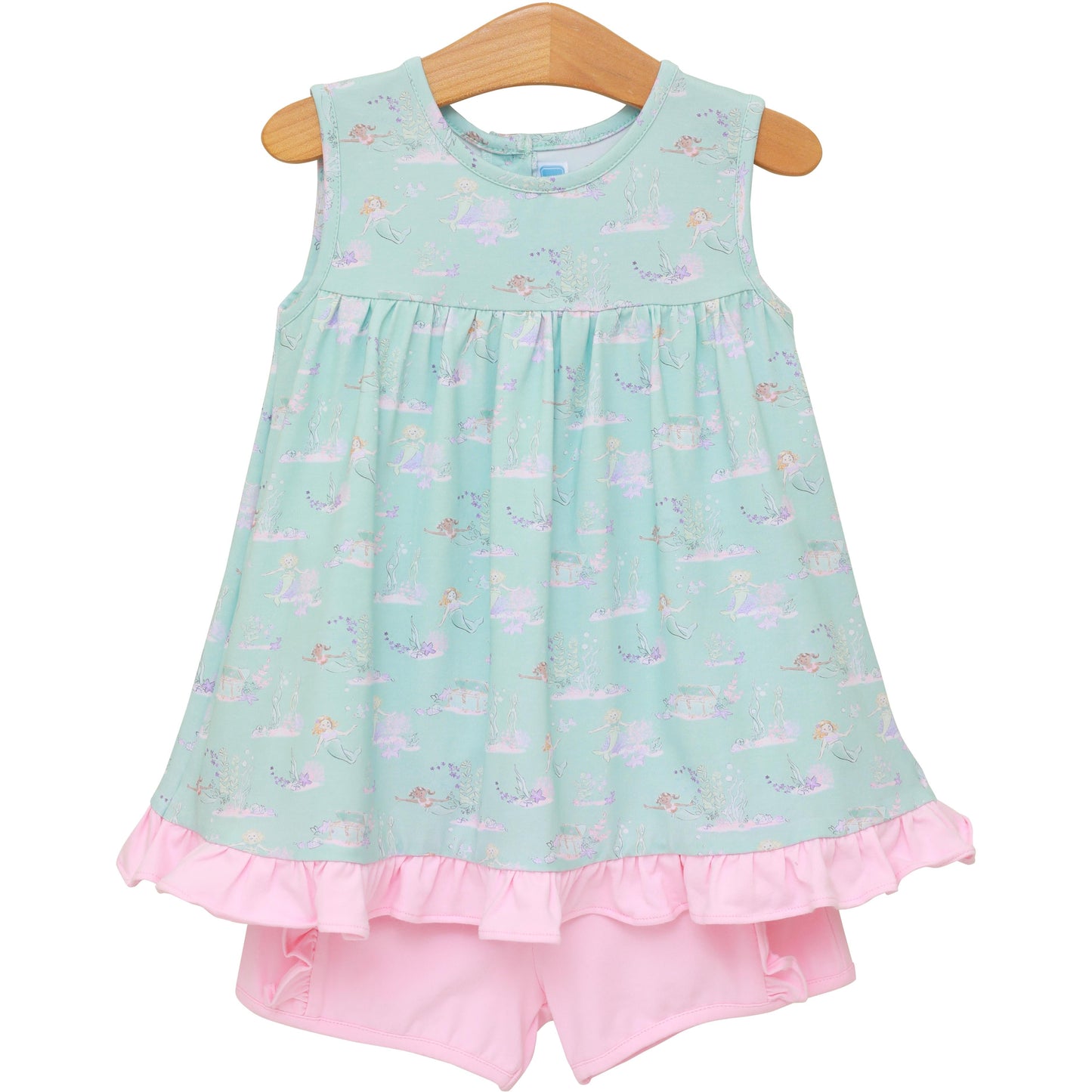 Trotter Street Kids Mermaid's Tale Short Set