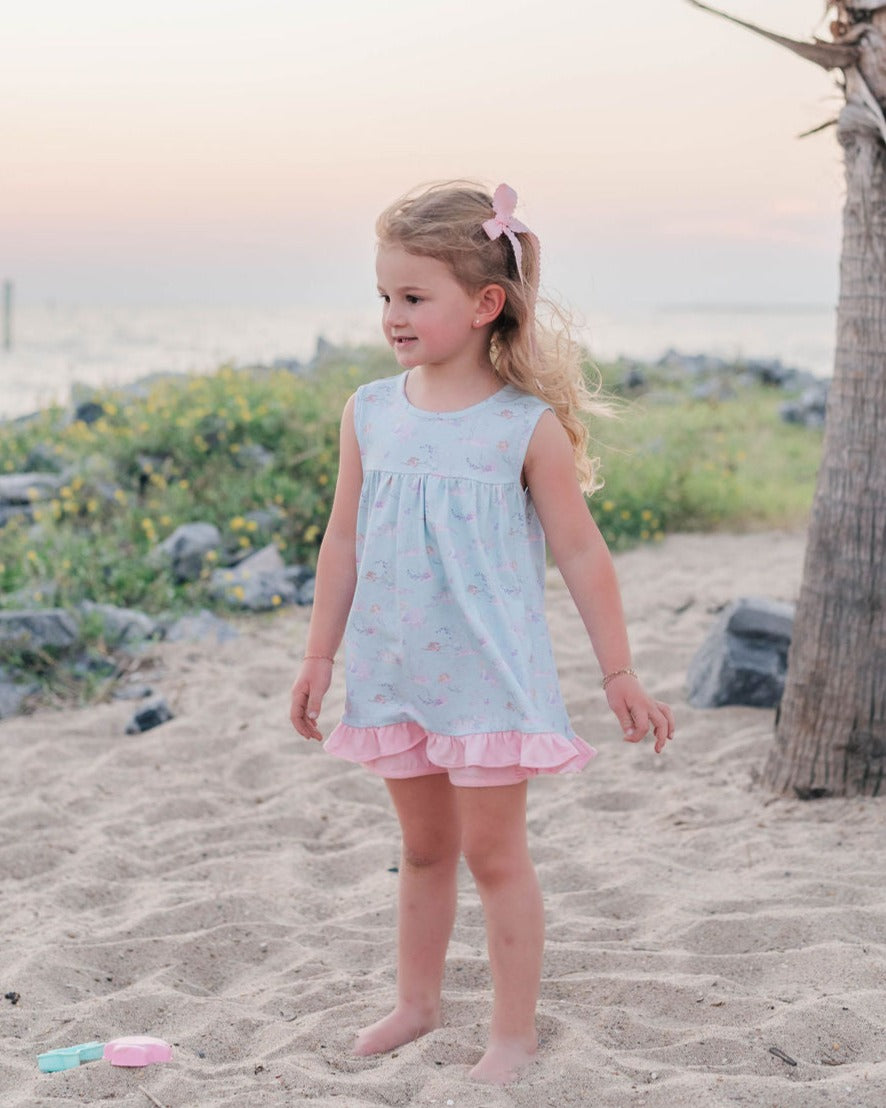 Trotter Street Kids Mermaid's Tale Short Set