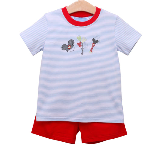 Trotter Street Kids Mouse Short Set