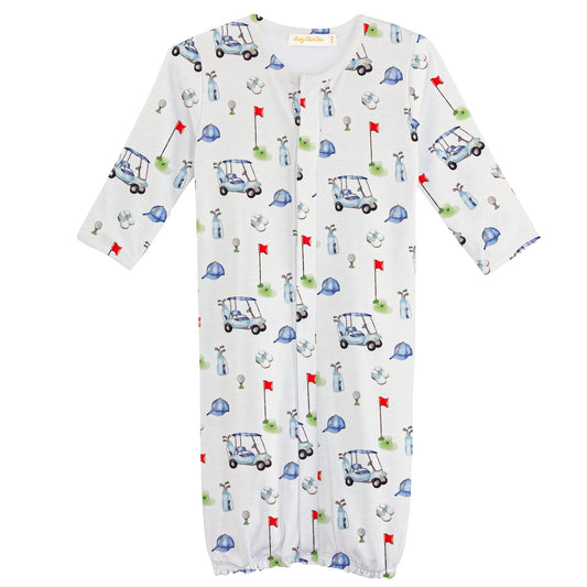 Baby Club Chic Golf Printed Convertible Gown