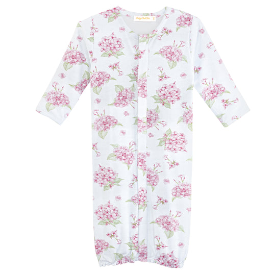 Baby Club Chic Pompous Hydrangeas Printed Convertible Gown