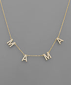 MAMA Necklace - Spaced with Jewels
