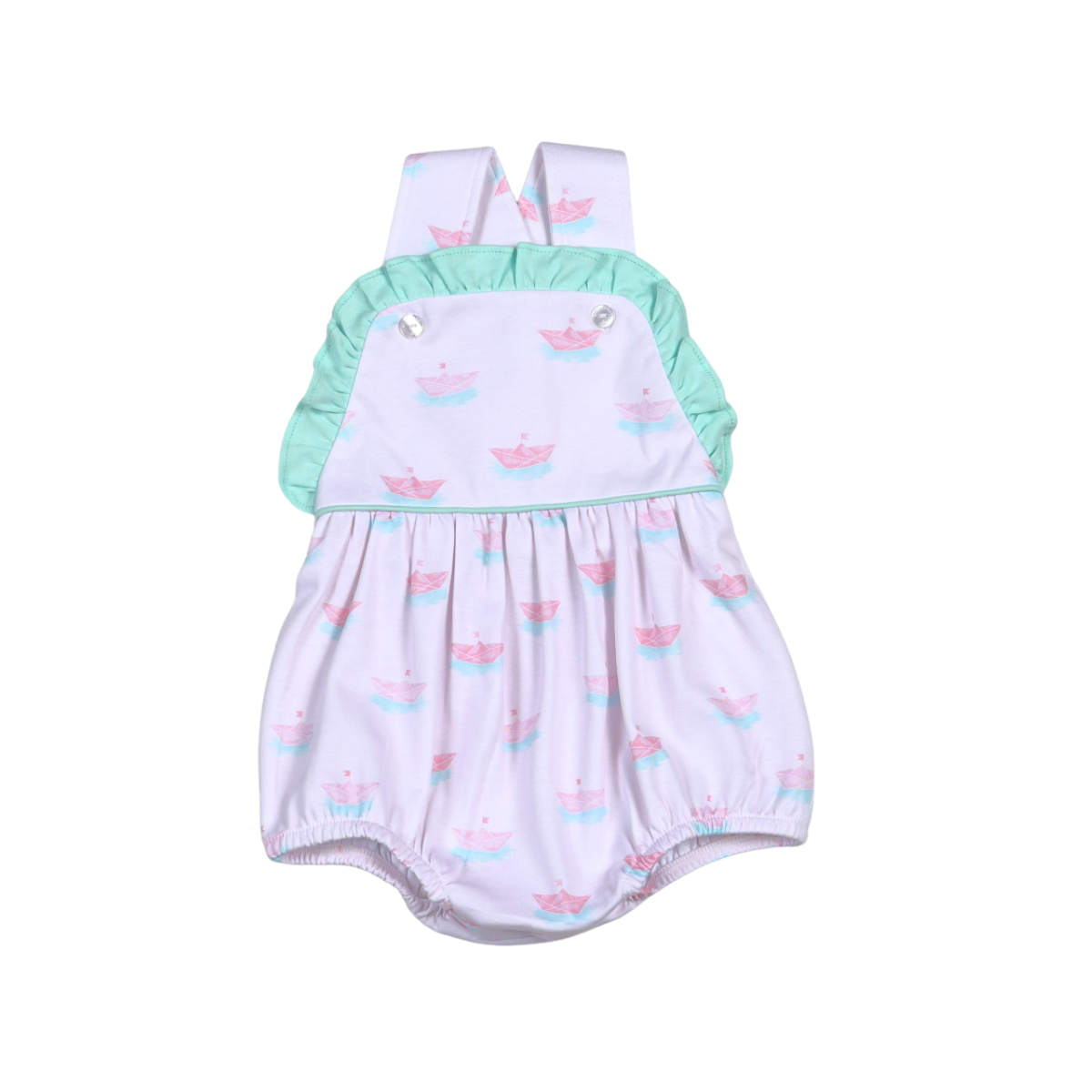 Baby Loren Paper Boats Pink Bubble