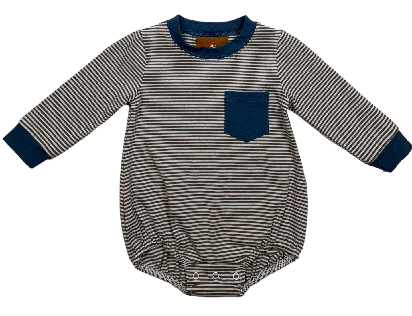 Millie Jay Maddox L/S Bubble Brown/ Blue