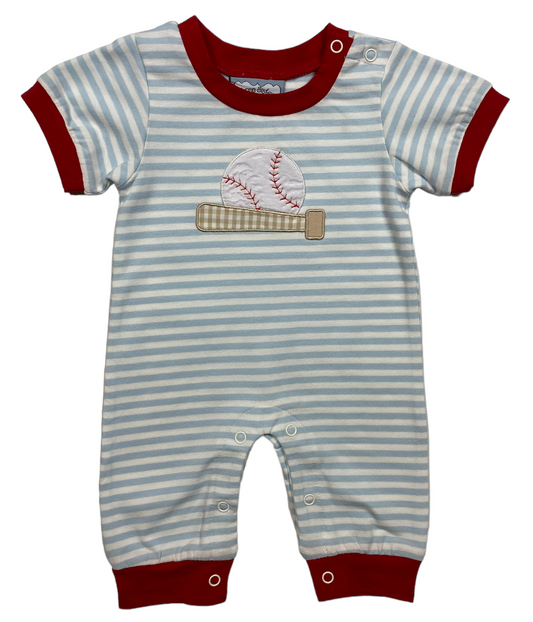 Three Sisters Boys Baseball Romper