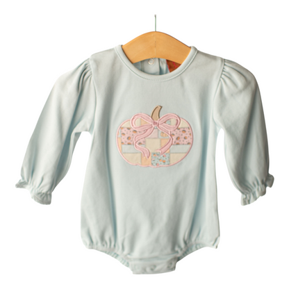 Millie Jay Patchwork Pumpkin Longsleeve Bubble