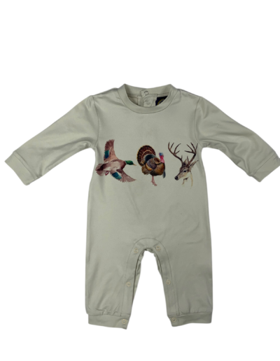 Emma Jean Hunting Trio Boys Romper