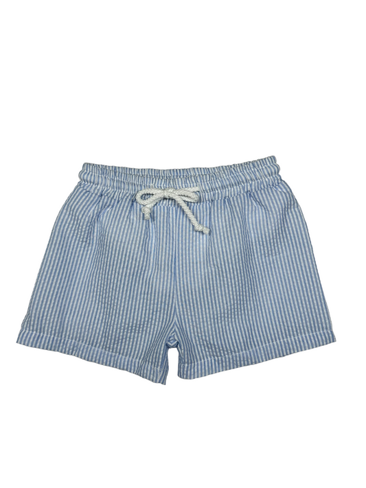 Millie Jay Swim Trunks Blue Stripe