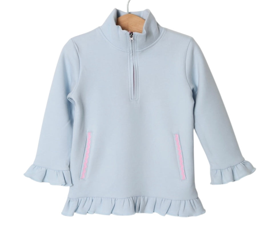 Millie Jay Norah 1/4 Zip Pullover - Blue