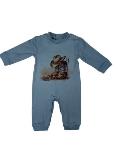 Emma Jean Boots & Hat Boys Romper