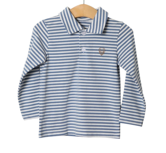 Millie Jay Weston Longsleeve Shirt - Blue Stripe
