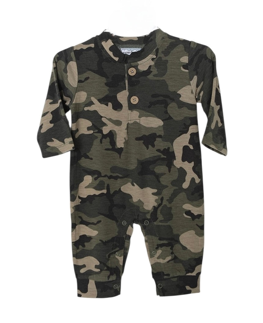 Three Sisters Karter Romper - Camo
