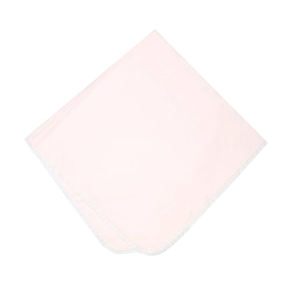 Baby Sen Baby Blanket with Lace Trim - Color Options