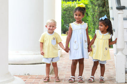 Trotter Street Kids Puppy Paws Bloomer Set