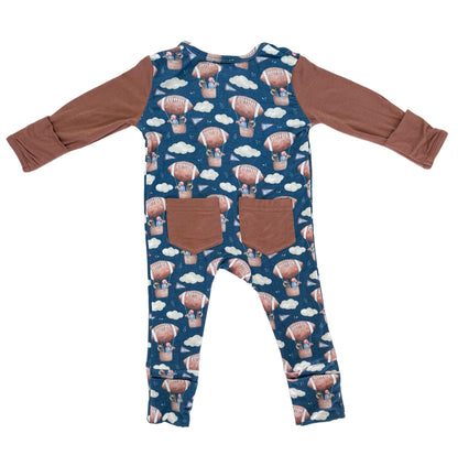 Rockin Royalty Brady Zip Footie