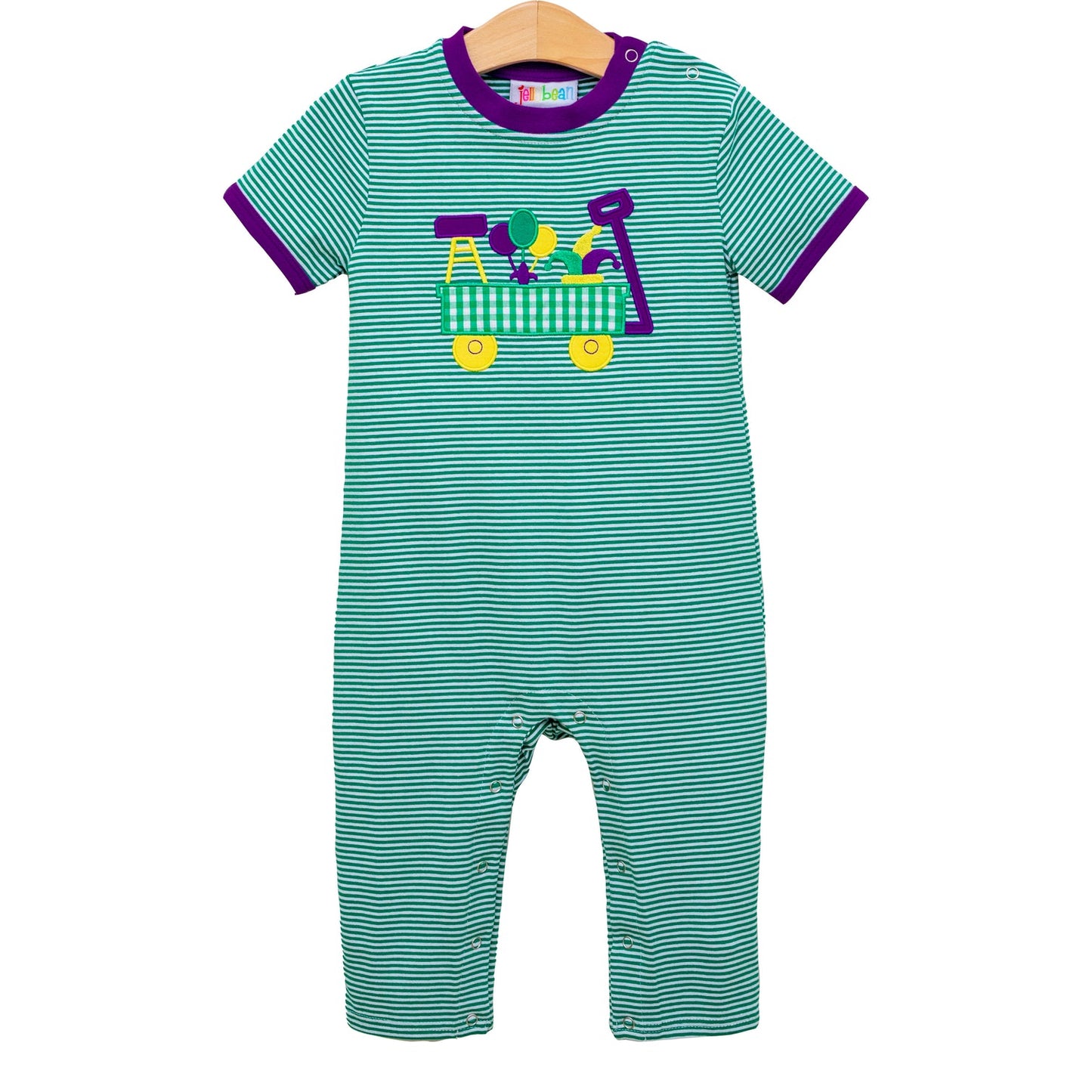 Smock Candy Parade Wagon Romper