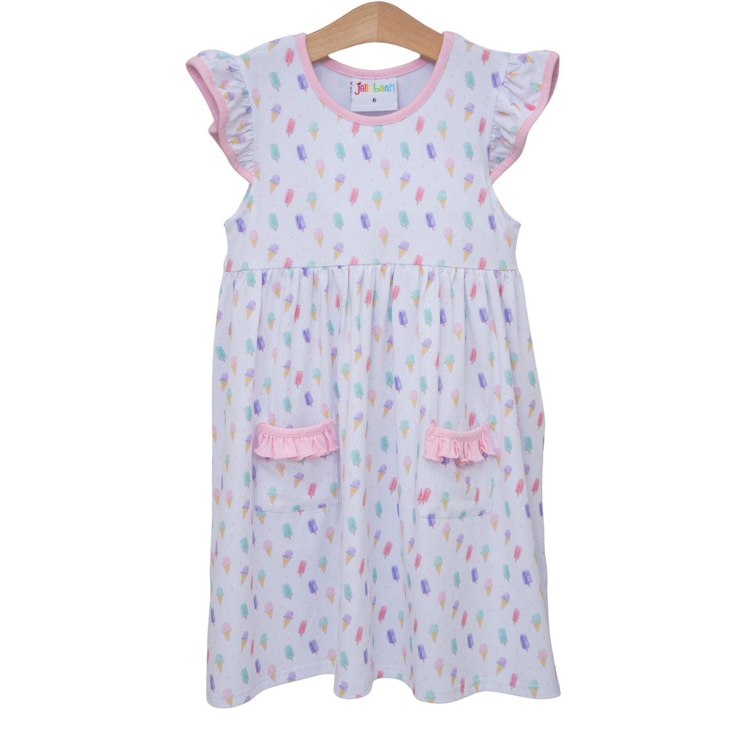 Smock Candy- Summertime Sweets Ruffle Pocket Dress