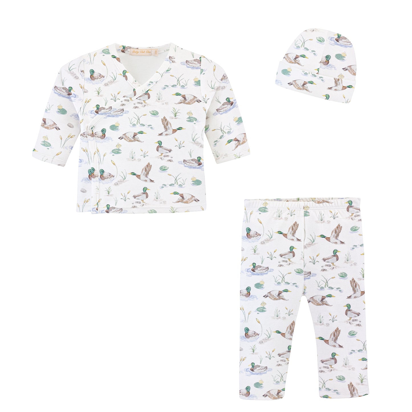 Baby Club Chic Mallard Ducks Take Me Home with Hat Set