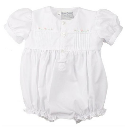 Feltman Brothers Preemie Girls Open Front Rosebud Bubble