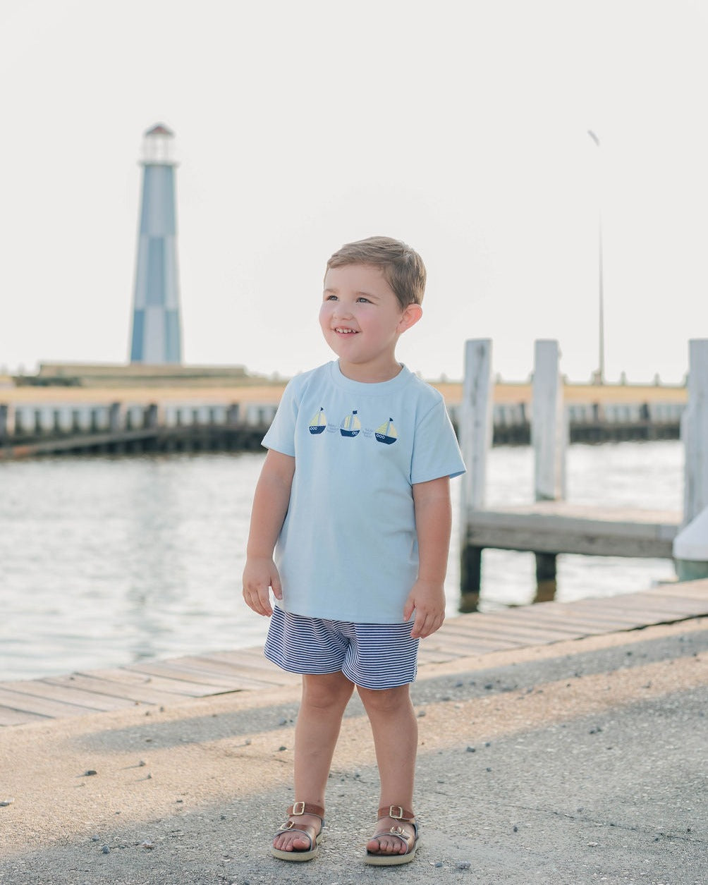 Trotter Street Kids Set Sail Short Set