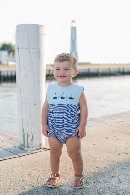 Trotter Street Kids Set Sail Sunsuit