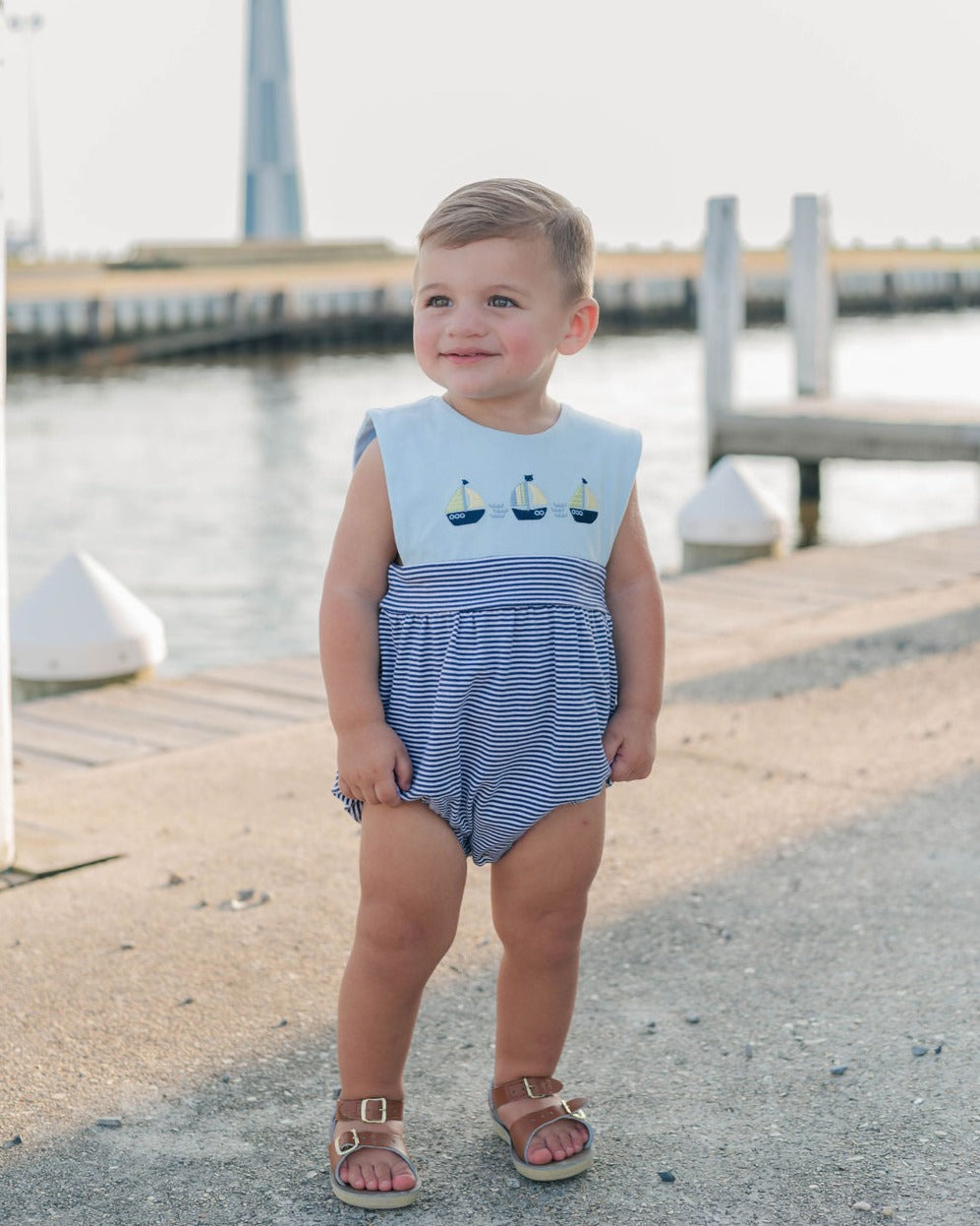 Trotter Street Kids Set Sail Sunsuit