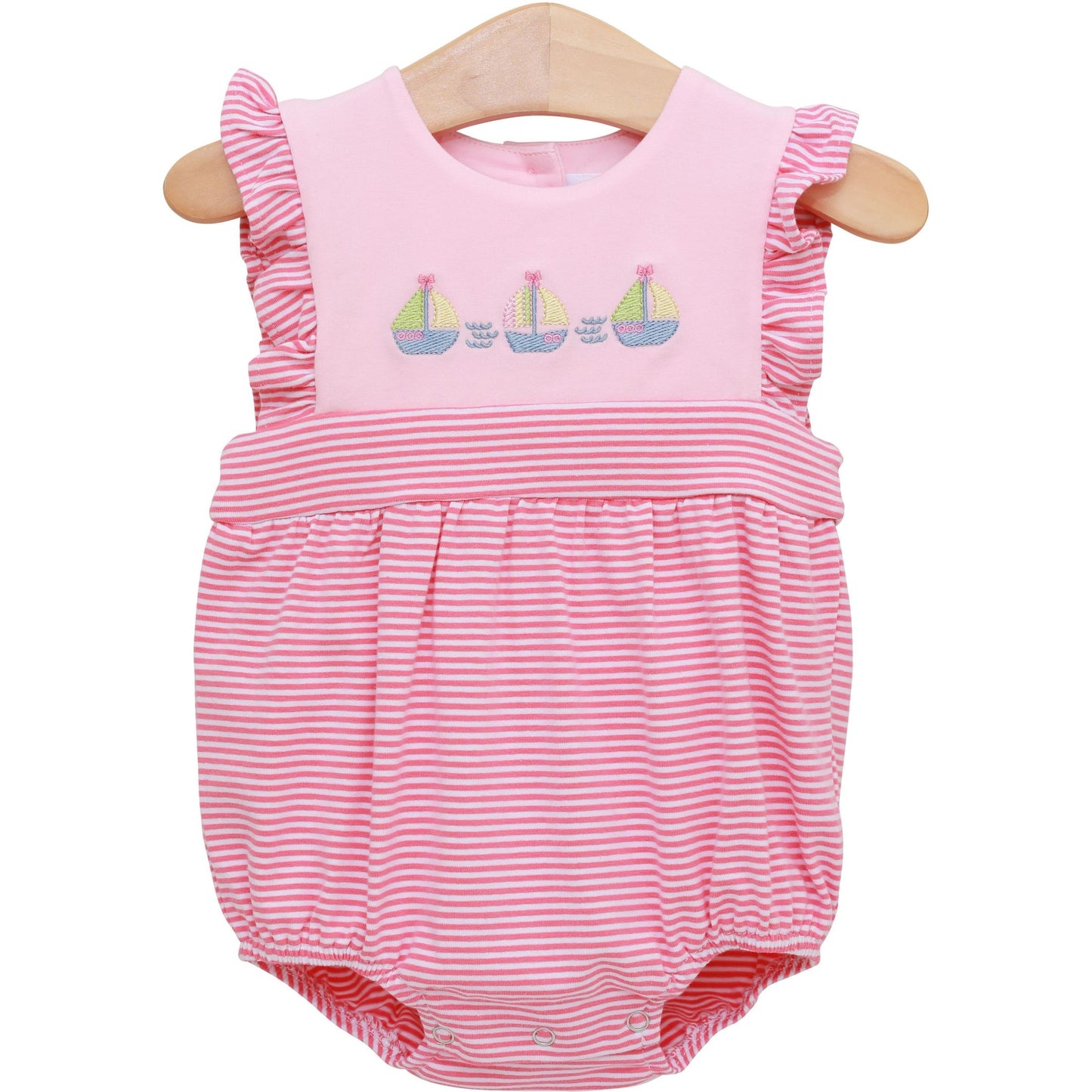Trotter Street Kids Set Sail Ruffle Sunsuit