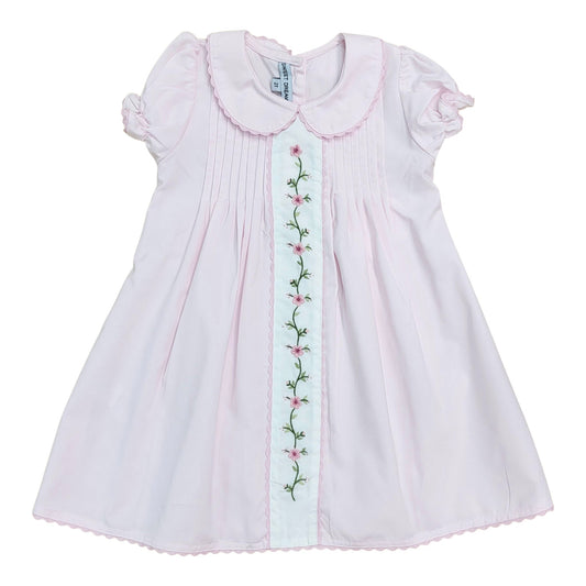Sweet Dreams Pink Embroidered Cherry Blossom Dress
