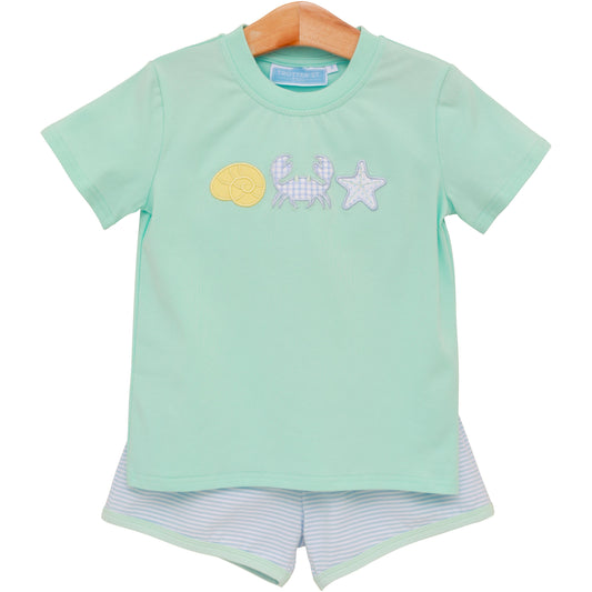 Trotter Street Kids Under the Sea Short Set