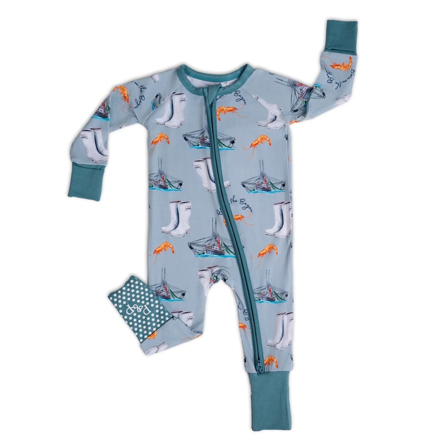 PEARLS AND PELICANS Born on the Bayou Zip-Up