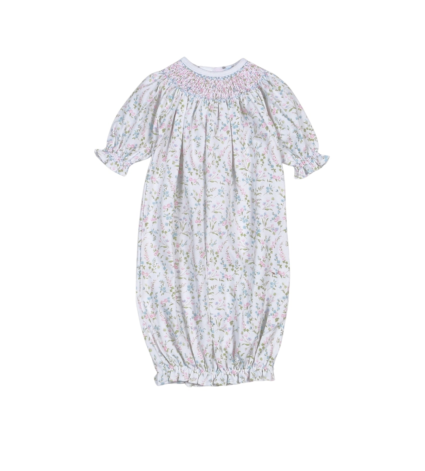 Baby Loren Vivian Floral Hand Smock Bishop Gown