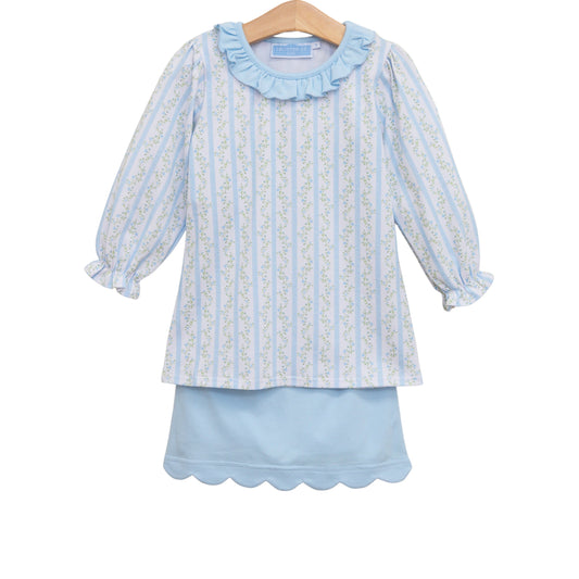 Trotter Street Kids Vineyard Blooms Skort Set