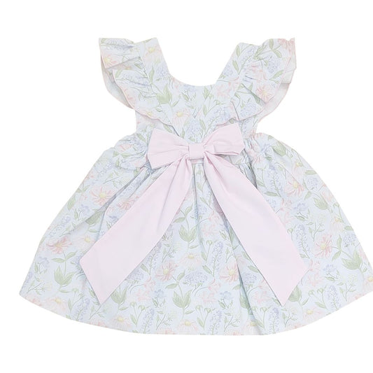 Sweet Dreams Lilah Floral Print Bow Back Dress