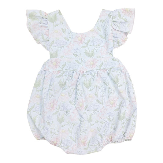 Sweet Dreams Lilah Floral Print Bow Back Bubble