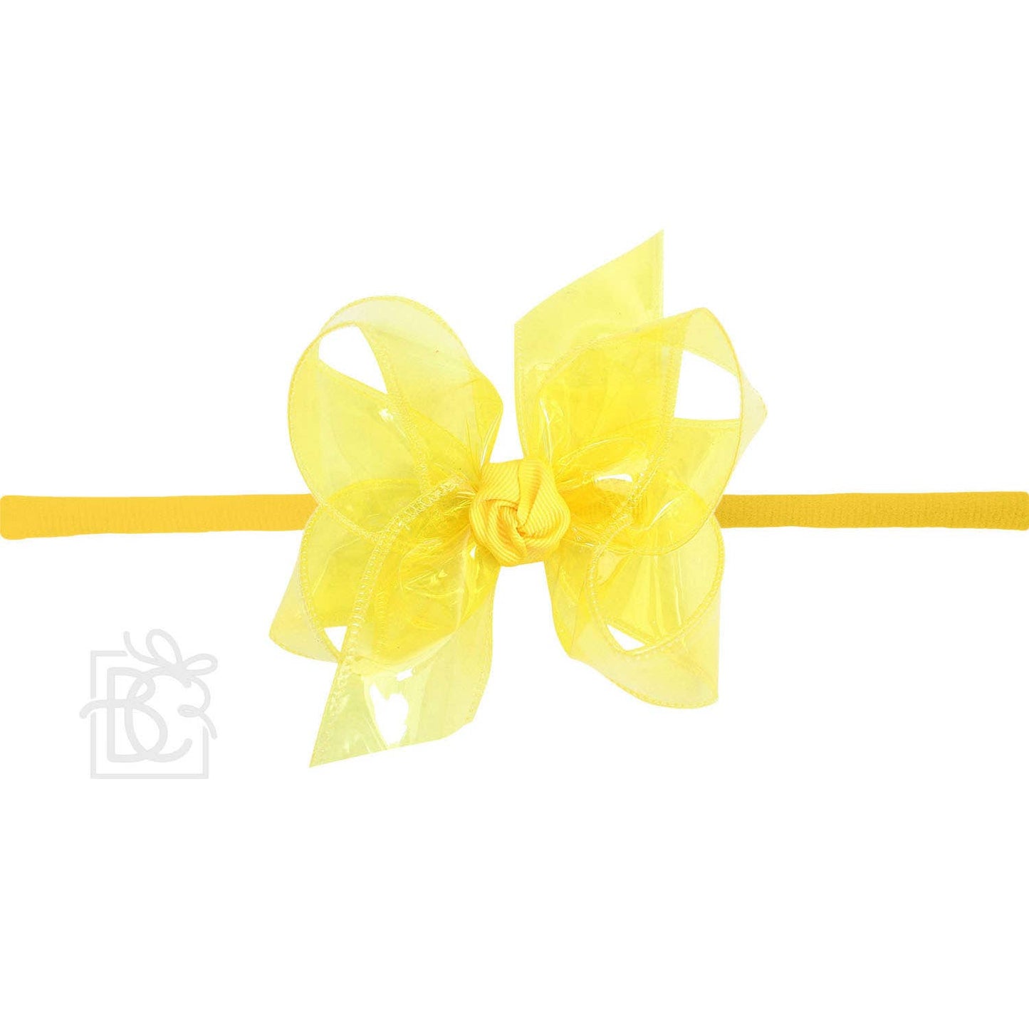 Beyond Creations, LLC - 4.5" WATERPROOF BOW W/ PANTYHOSE HEADBAND