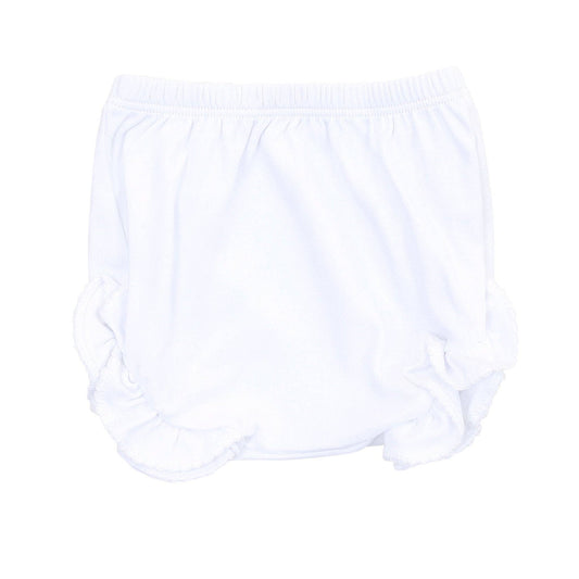 Magnolia Baby - Essentials Monogram Diaper Cover with White Trim