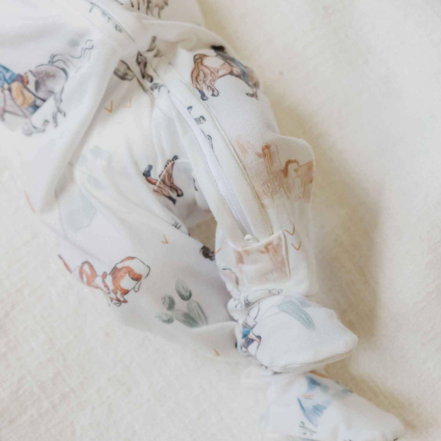 Copper Pearl - Zip-Up Footie Pajama - Boone