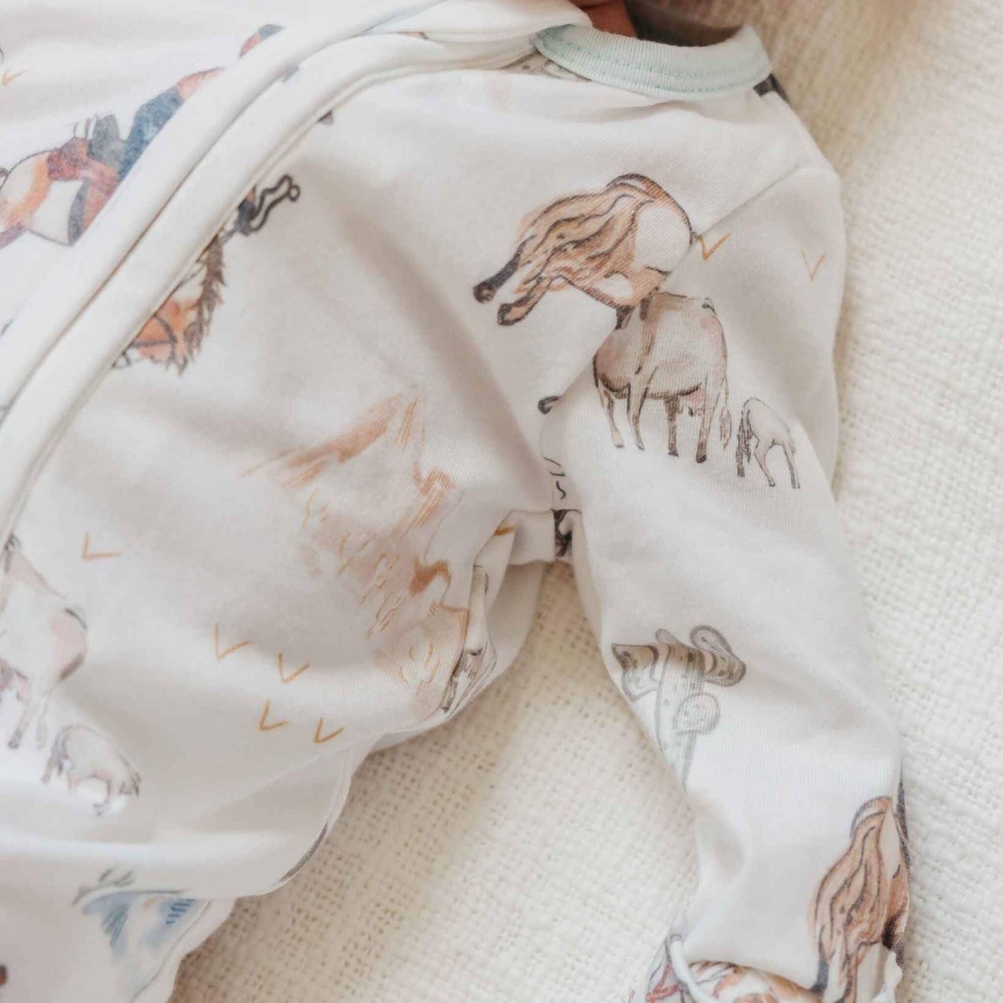Copper Pearl - Zip-Up Footie Pajama - Boone