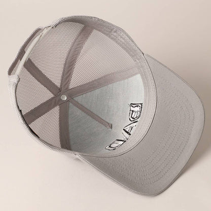 Fashion City - Thumbs Up Dad Father's Day Gift Mesh Back Embroidered Cap