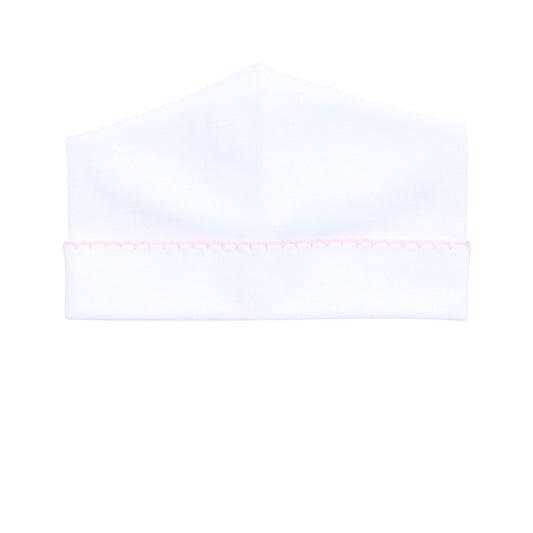 Magnolia Baby - Solid Essentials White Pink Hat