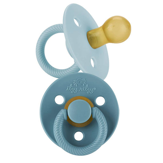 Itzy Soother™ Natural Rubber Paci Sets Harbor + Coast