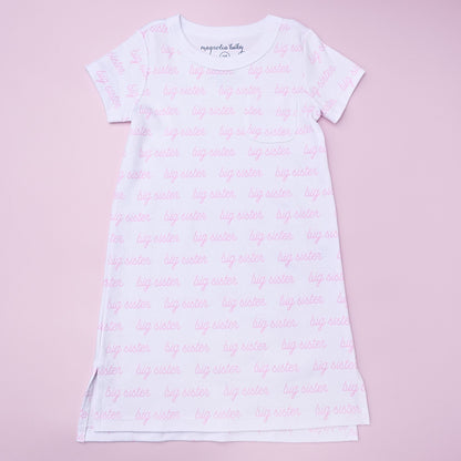 Magnolia Baby Big Sister Printed Nightdress