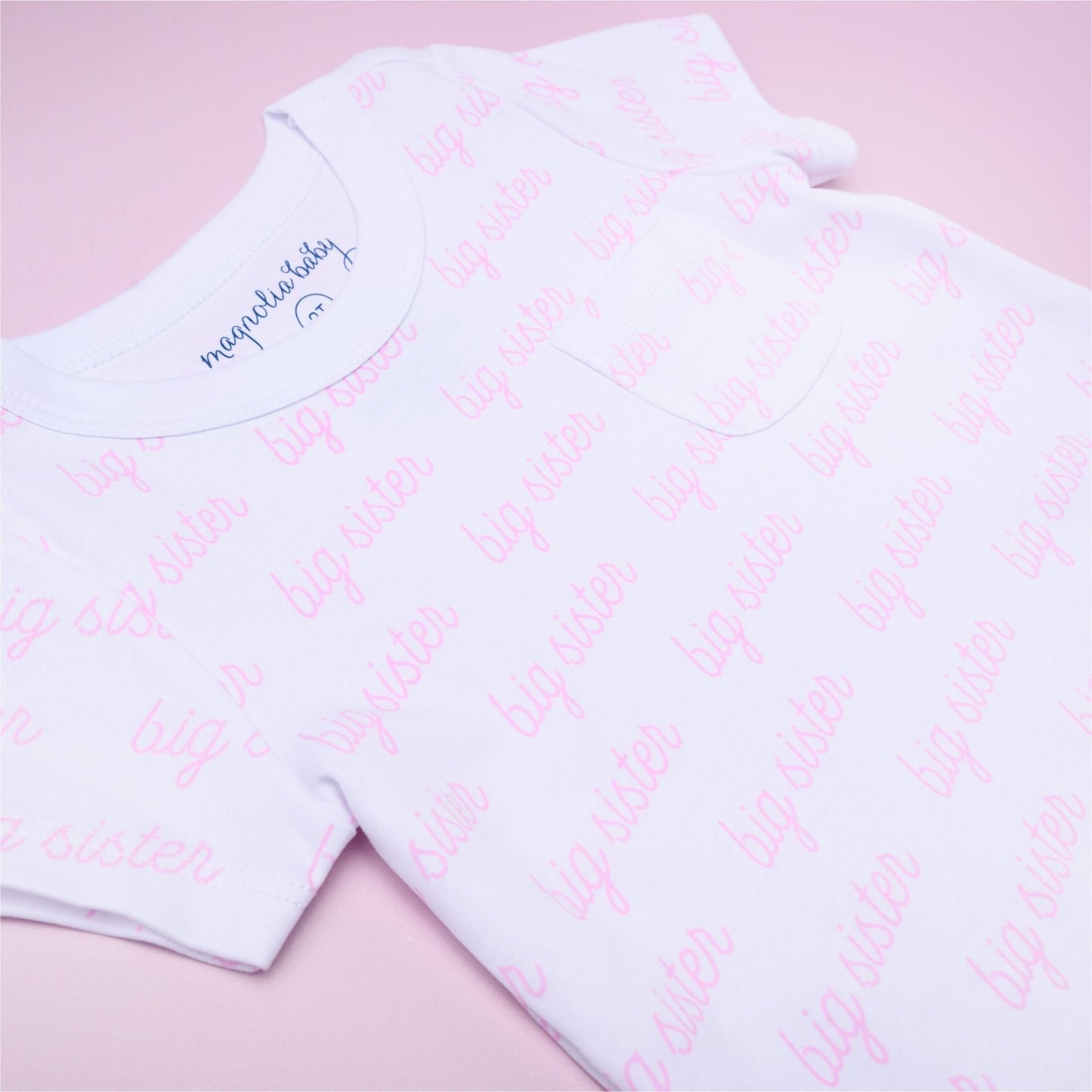 Magnolia Baby Big Sister Printed Nightdress