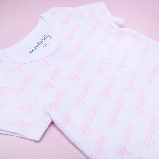 Magnolia Baby Big Sister Printed Nightdress