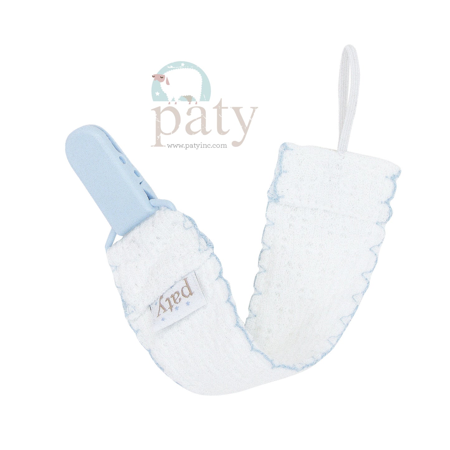 Paty Knit Pacifier Clip - Color Options