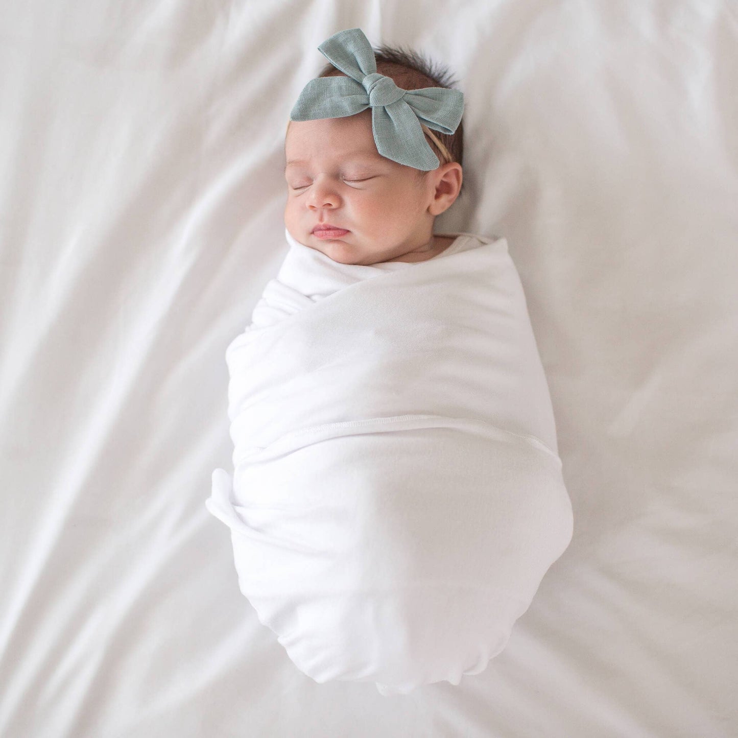 Copper Pearl - Knit Swaddle Blanket - Dove